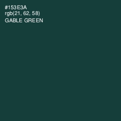 #153E3A - Gable Green Color Image