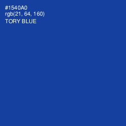 #1540A0 - Tory Blue Color Image