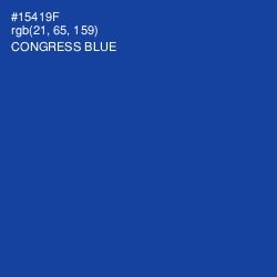 #15419F - Congress Blue Color Image
