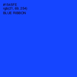 #1545FE - Blue Ribbon Color Image