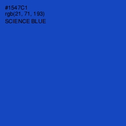 #1547C1 - Science Blue Color Image