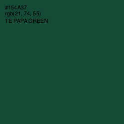 #154A37 - Te Papa Green Color Image