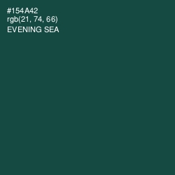 #154A42 - Evening Sea Color Image