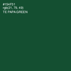 #154F31 - Te Papa Green Color Image