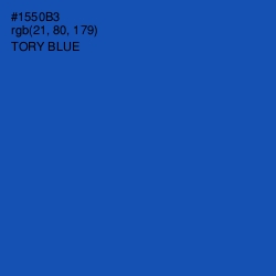 #1550B3 - Tory Blue Color Image
