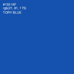 #1551AF - Tory Blue Color Image