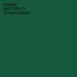 #15583D - Te Papa Green Color Image