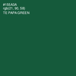 #155A3A - Te Papa Green Color Image