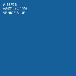 #155F9B - Venice Blue Color Image
