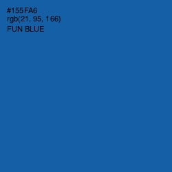 #155FA6 - Fun Blue Color Image