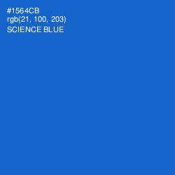 #1564CB - Science Blue Color Image