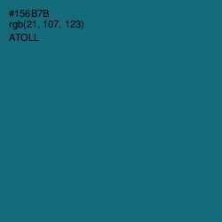 #156B7B - Atoll Color Image