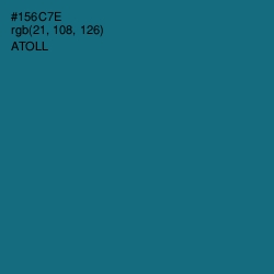 #156C7E - Atoll Color Image