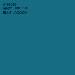 #156C83 - Blue Lagoon Color Image