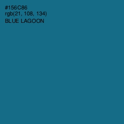 #156C86 - Blue Lagoon Color Image