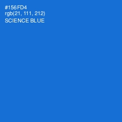 #156FD4 - Science Blue Color Image