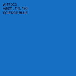 #1570C3 - Science Blue Color Image