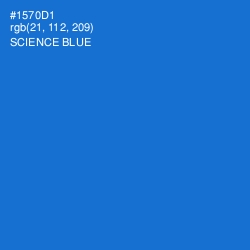 #1570D1 - Science Blue Color Image