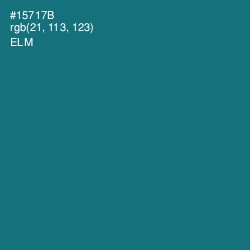 #15717B - Elm Color Image