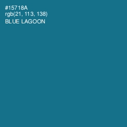 #15718A - Blue Lagoon Color Image
