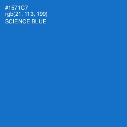 #1571C7 - Science Blue Color Image