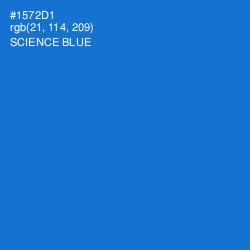 #1572D1 - Science Blue Color Image