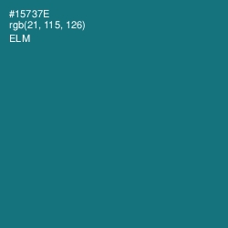 #15737E - Elm Color Image