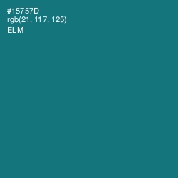 #15757D - Elm Color Image