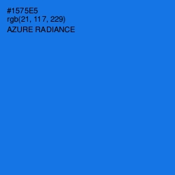 #1575E5 - Azure Radiance Color Image