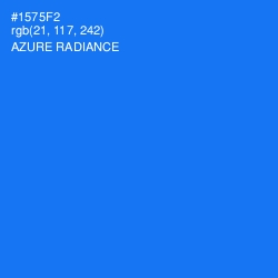 #1575F2 - Azure Radiance Color Image