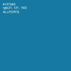#1579A3 - Allports Color Image