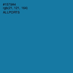 #1579A4 - Allports Color Image