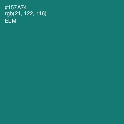 #157A74 - Elm Color Image