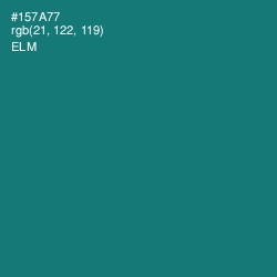 #157A77 - Elm Color Image