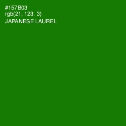 #157B03 - Japanese Laurel Color Image