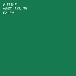 #157B4F - Salem Color Image