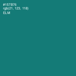 #157B76 - Elm Color Image