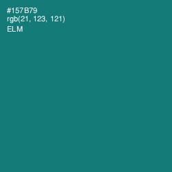 #157B79 - Elm Color Image