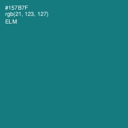 #157B7F - Elm Color Image