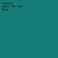 #157C7A - Elm Color Image
