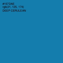 #157DAE - Deep Cerulean Color Image