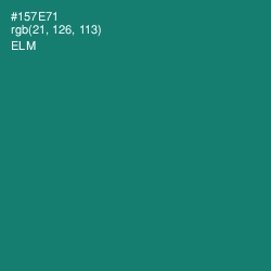 #157E71 - Elm Color Image