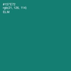 #157E72 - Elm Color Image