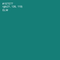#157E77 - Elm Color Image