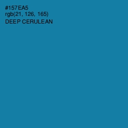 #157EA5 - Deep Cerulean Color Image