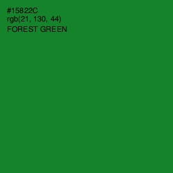 #15822C - Forest Green Color Image