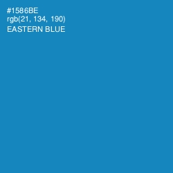 #1586BE - Eastern Blue Color Image