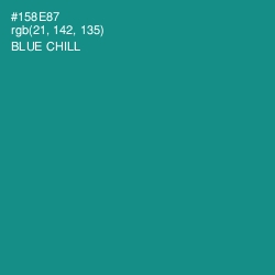 #158E87 - Blue Chill Color Image