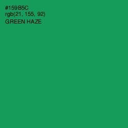 #159B5C - Green Haze Color Image