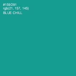 #159D91 - Blue Chill Color Image